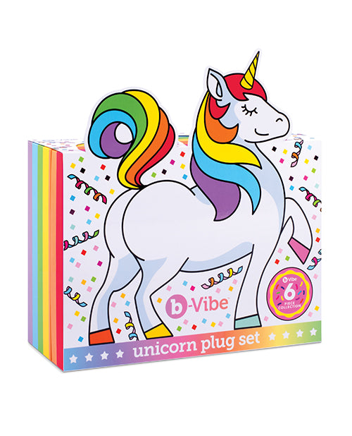 B-Vibe Unicorn 6 Piece Plug Set