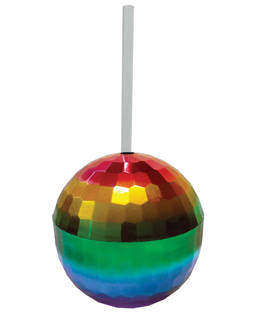 Rainbow Disco Ball Cup - 12 Oz Pride