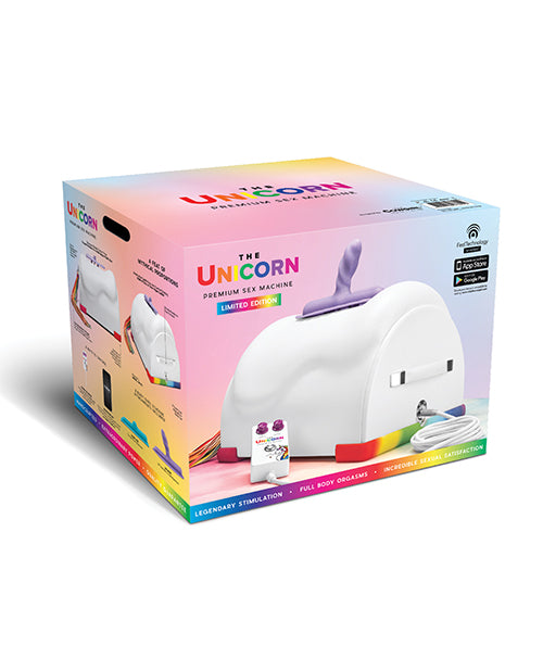 Cowgirl Vibrating Sex Dildo Machine: Unicorn Edition