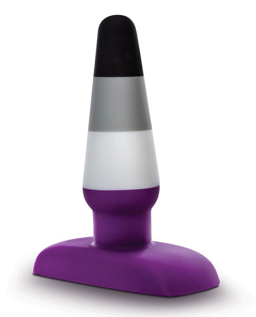 Blush Avant Butt Plug: Asexual Pride P7 Anal Plug - Ace